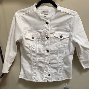 White Jean jacket